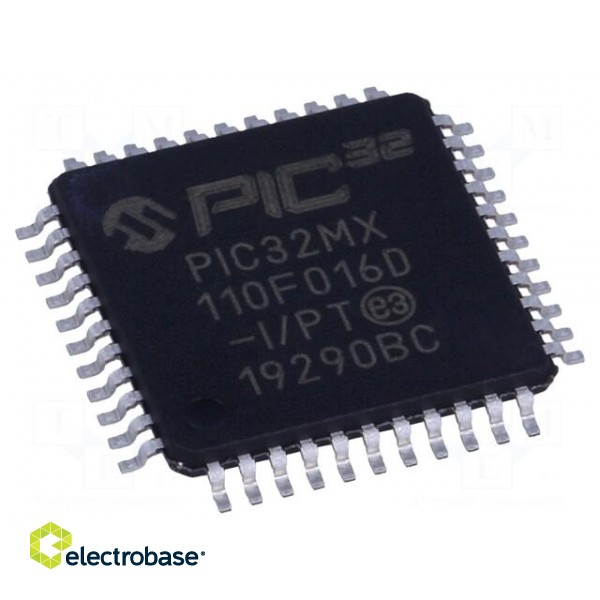 PIC microcontroller | Memory: 16kB | SRAM: 4kB | 2.3÷3.6VDC | SMD