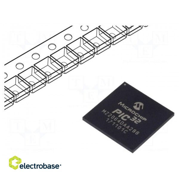 PIC microcontroller | Memory: 2048kB | SRAM: 640kB | 2.2÷3.6VDC | SMD