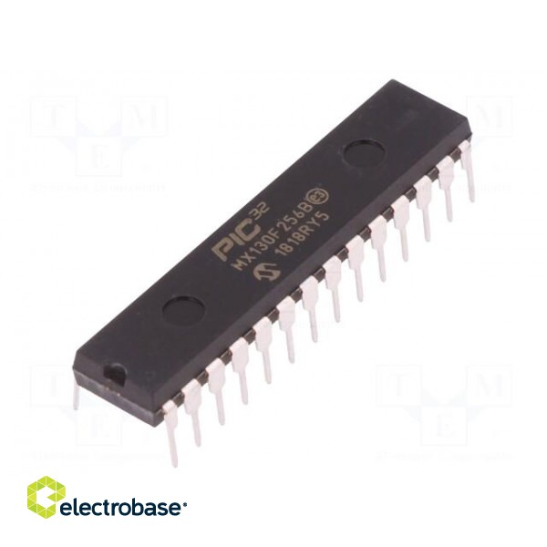 PIC microcontroller | Memory: 256kB | SRAM: 16kB | 2.3÷3.6VDC | THT