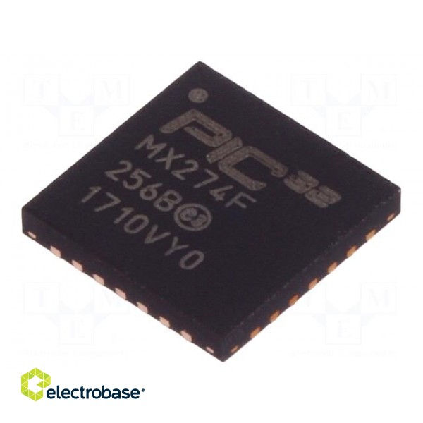 PIC microcontroller | Memory: 256kB | SRAM: 64kB | 2.5÷3.6VDC | SMD