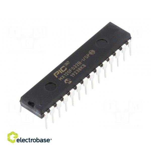IC: PIC microcontroller | 32kB | 2.3÷3.6VDC | THT | DIP28 | PIC32