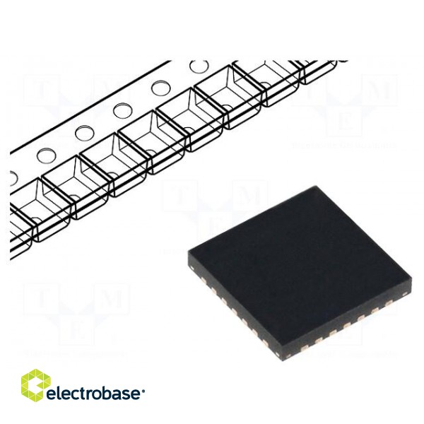 PIC microcontroller | Memory: 28kB | SRAM: 2048B | 2.3÷5.5VDC | SMD