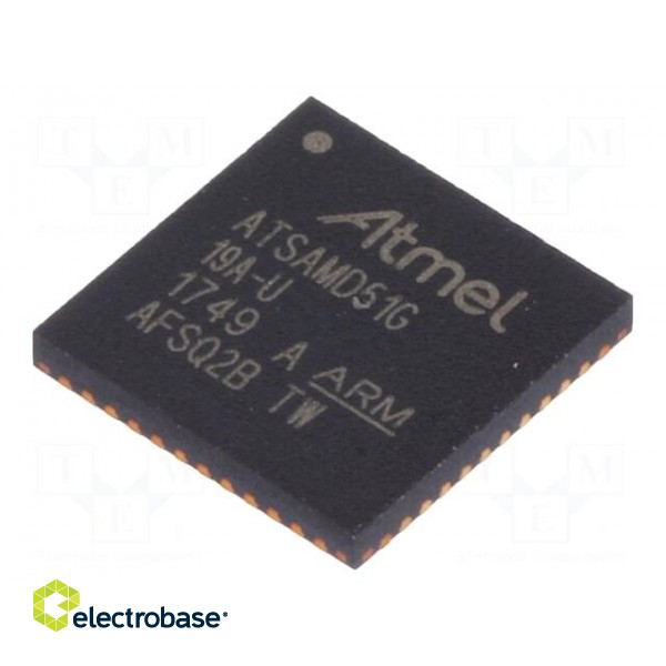IC: ARM microcontroller | VQFN48 | 1.71÷3.6VDC | ATSAMD5
