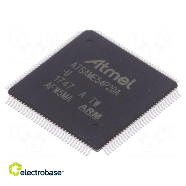 IC: ARM microcontroller | TQFP128 | 1.71÷3.6VDC | ATSAME5