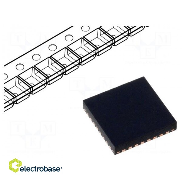 ARM microcontroller | SRAM: 2kB | Flash: 16kB | QFN32 | 1.62÷3.63VDC