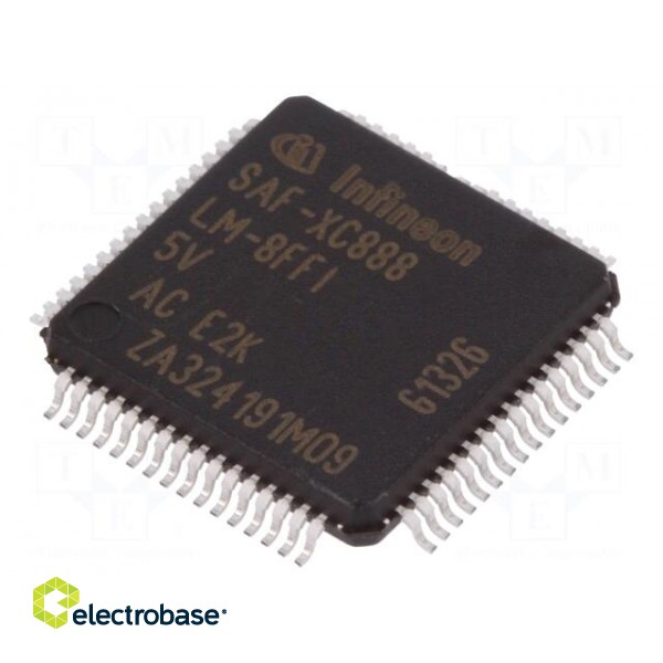 Microcontroller 8051 | SRAM: 1750B | Interface: SPI x3,UART x3