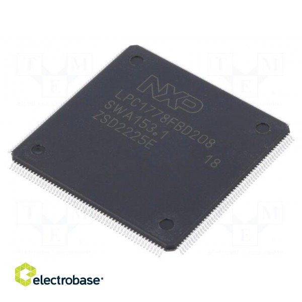 IC: ARM microcontroller | 64kBSRAM,512kBFLASH | LQFP208
