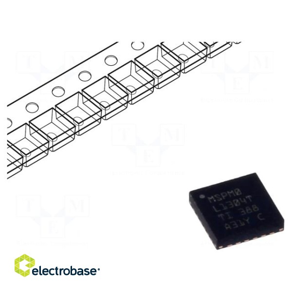 IC: ARM microcontroller | 32MHz | VQFN24 | 2kBRAM,16kBFLASH | I/O: 20