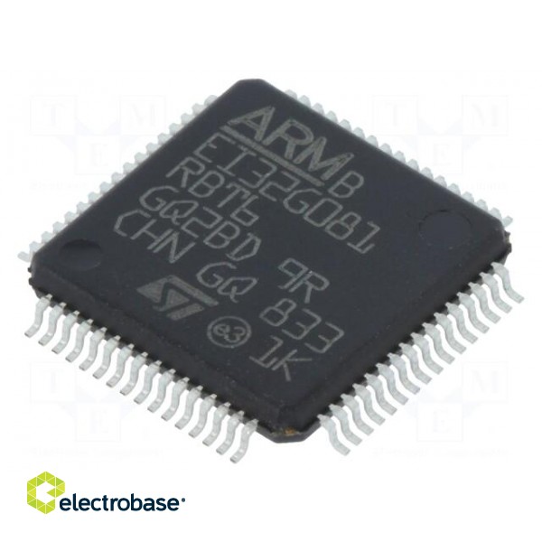 IC: ARM microcontroller | 64MHz | LQFP64 | 1.7÷3.6VDC | -40÷85°C