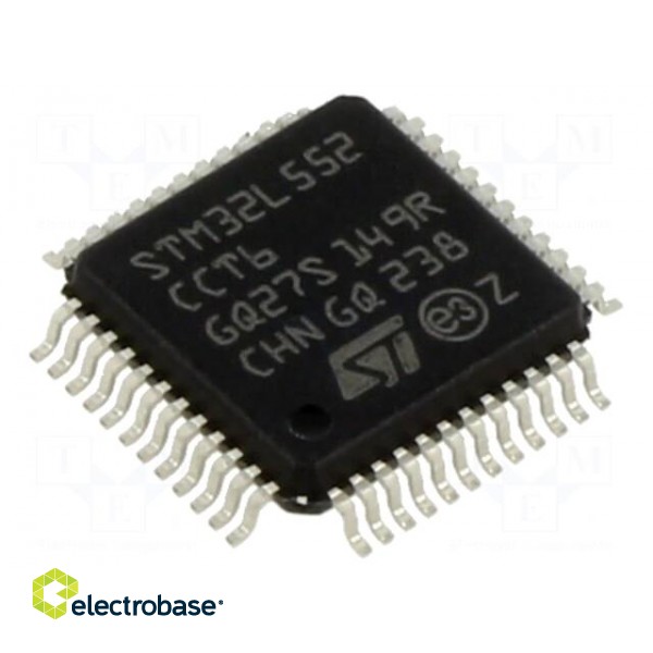 IC: ARM microcontroller | 110MHz | LQFP48 | 1.71÷3.6VDC | 256kBFLASH