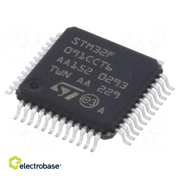IC: ARM microcontroller | 48MHz | LQFP48 | 2÷3.6VDC | -40÷85°C