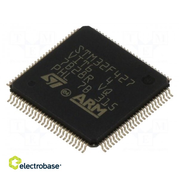 IC: ARM microcontroller | 180MHz | LQFP100 | 1.8÷3.6VDC