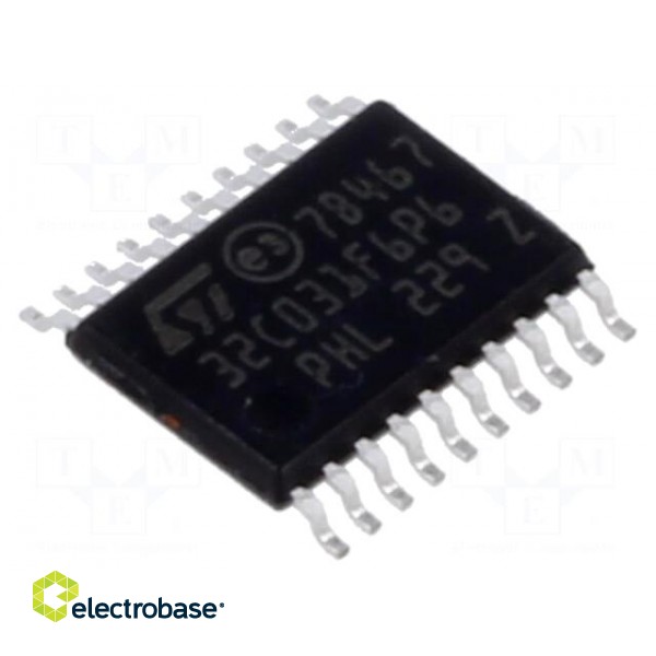 IC: ARM microcontroller | 48MHz | TSSOP20 | 2÷3.6VDC | -40÷85°C