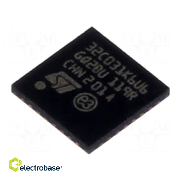 IC: ARM microcontroller | 48MHz | UFQFPN32 | 2÷3.6VDC | -40÷85°C