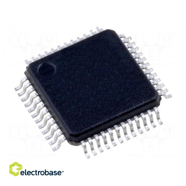 IC: STM8 microcontroller | 16MHz | LQFP48 | 3÷5.5VDC | 16bit timers: 3