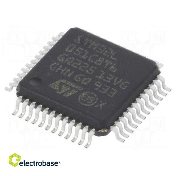 IC: ARM microcontroller | 32MHz | LQFP48 | 1.65÷3.6VDC | -40÷85°C