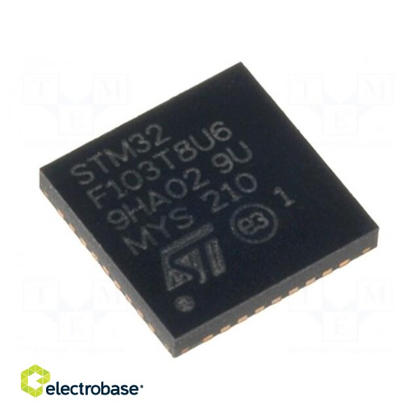 IC: ARM microcontroller | 72MHz | VFQFPN36 | 2÷3.6VDC