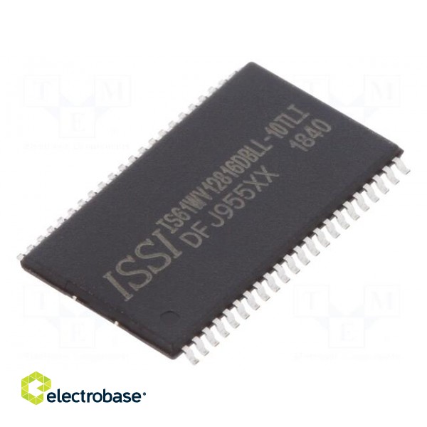 SRAM memory | 128kx16bit | 2.4÷3.6V | 10ns | TSOP44 II | parallel