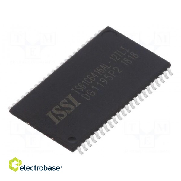 SRAM memory | 64kx16bit | 5V | 12ns | TSOP44 II | parallel | -40÷85°C