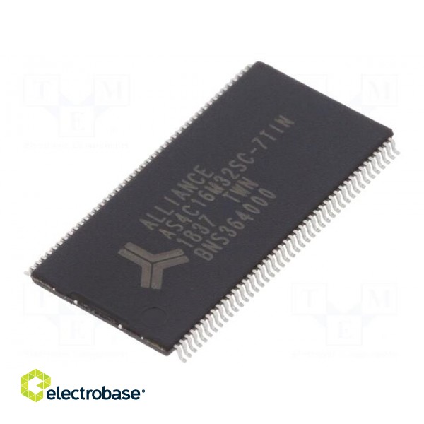 DRAM memory | 16Mx32bit | 3÷3.6V | 133MHz | 5.4ns | TSOP86 II | -40÷85°C