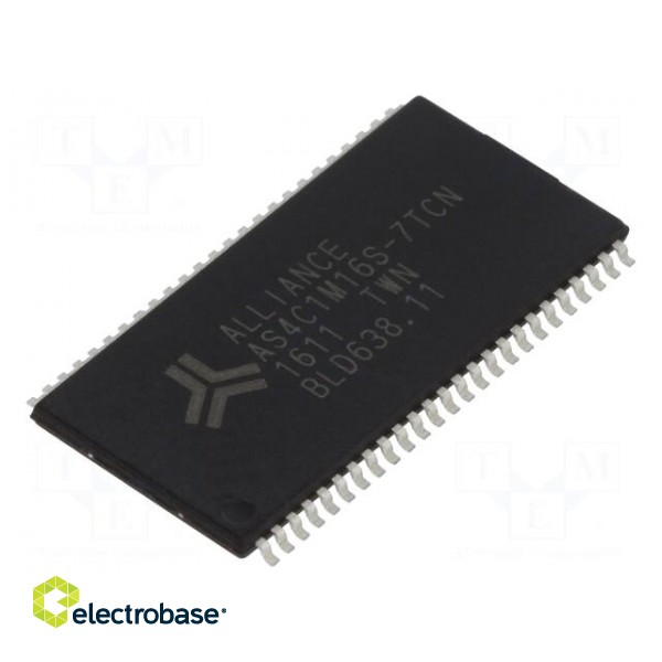 DRAM memory | 1Mx16bit | 3.3V | 143MHz | 5.4ns | TSOP50 | 0÷70°C