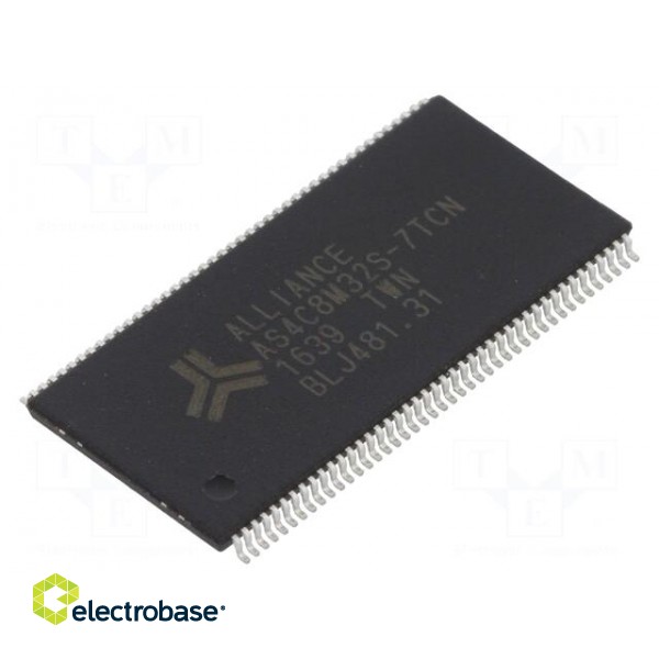 DRAM memory | 2Mx32bitx4 | 3.3V | 143MHz | 5.4ns | TSOP86 | 0÷70°C