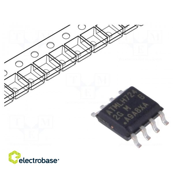 IC: EEPROM memory | 1MbEEPROM | I2C | 128kx8bit | 1.7÷5.5V | 1MHz | SO8