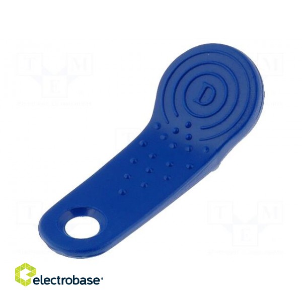 Pellet memory holder in a keychain | blue