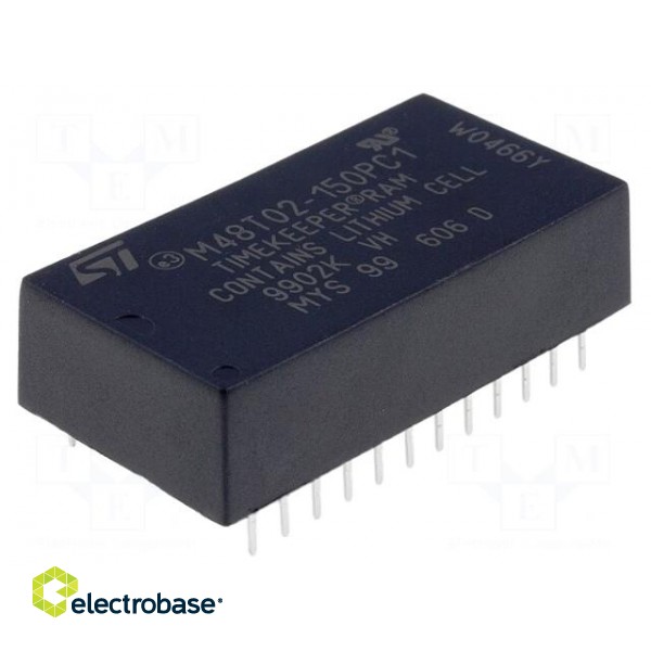 RTC circuit | parallel | NV SRAM | PCDIP24 | 4.75÷5.5V | 16kbit | 150ns