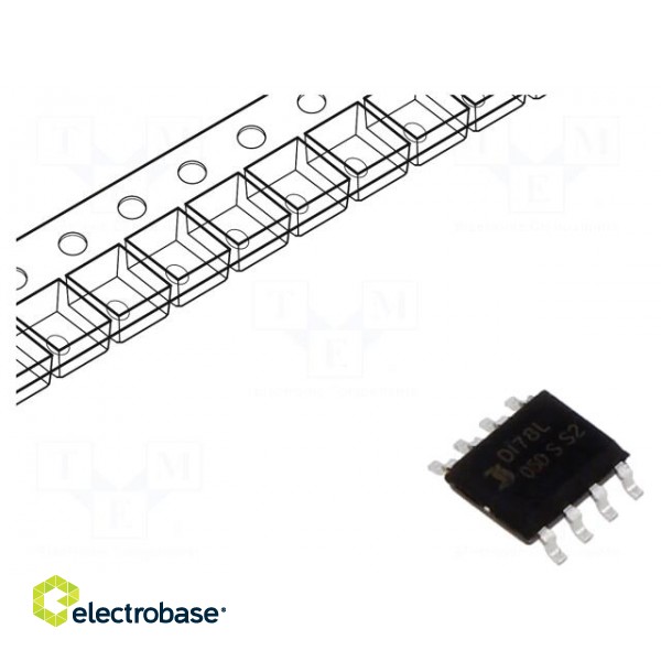 IC: voltage regulator | LDO,linear,fixed | 5V | 0.1A | SO8 | SMD | ±5%