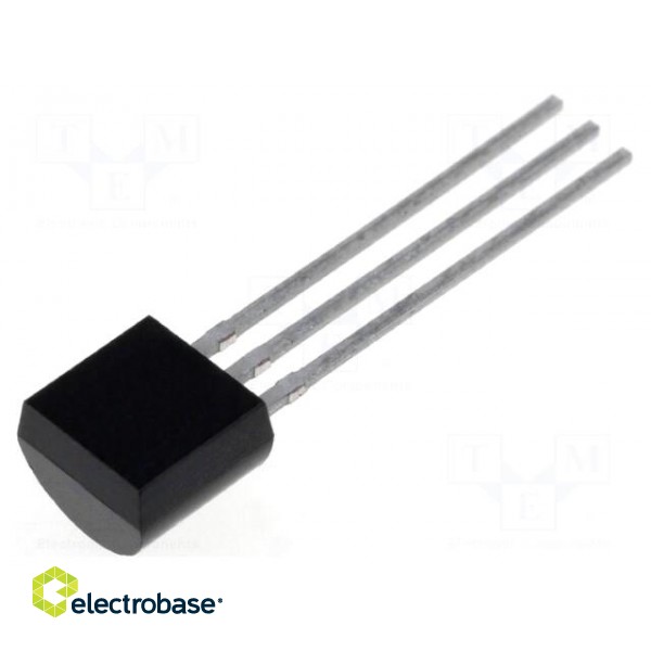 Transistor: PNP | bipolar | 80V | 1A | 0.8/2.75W | TO92