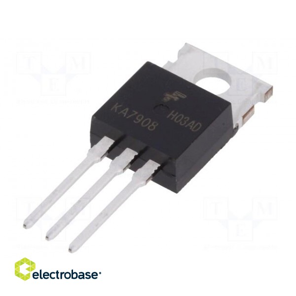 IC: voltage regulator | linear,fixed | -8V | 1A | TO220-3 | THT | tube