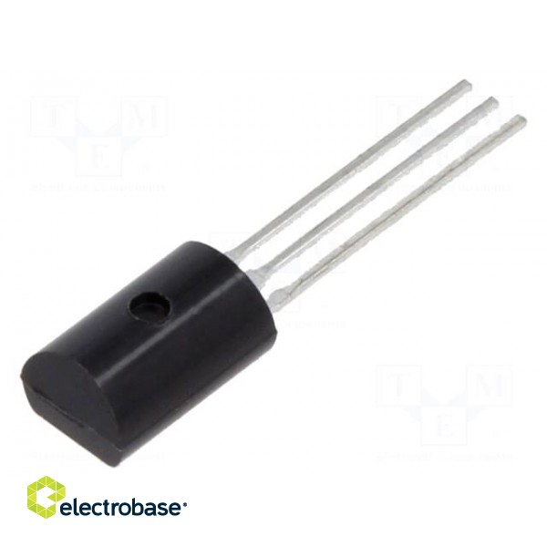 IC: voltage regulator | linear,fixed | 15V | 0.1A | TO92 | THT | bulk
