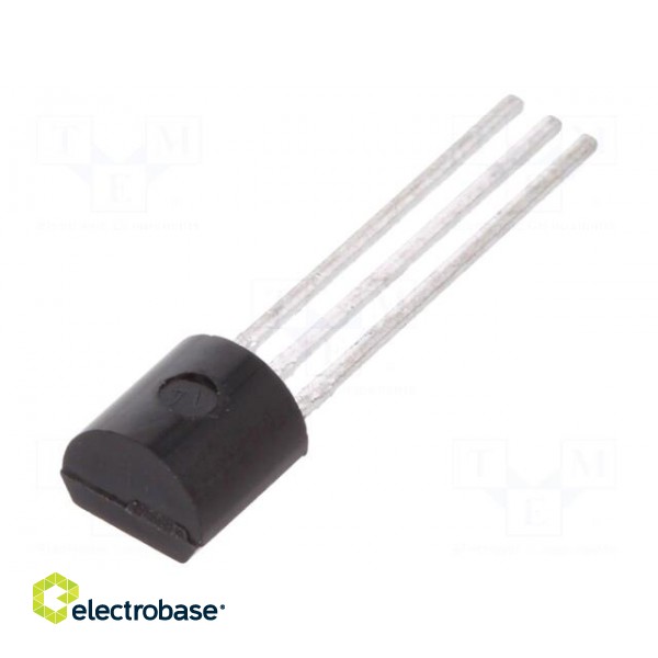 IC: voltage regulator | linear,fixed | 6V | 0.1A | TO92 | THT | -40÷125°C