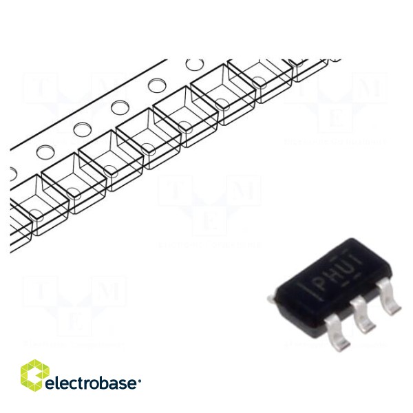 IC: voltage regulator | LDO,fixed | 3.3V | 0.2A | SOT23-5 | SMD | Ch: 1