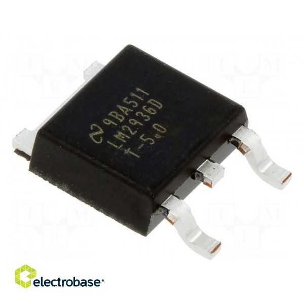 IC: voltage regulator | LDO,fixed | 5V | 0.05A | TO252-3 | SMD | tube
