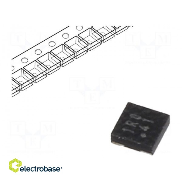 IC: voltage regulator | LDO,linear,fixed | 1V | 0.5A | DFN5B | SMD
