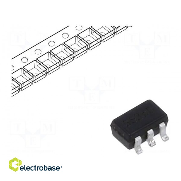 IC: voltage regulator | LDO,linear,fixed | 2.5V | 0.15A | SOT353 | SMD