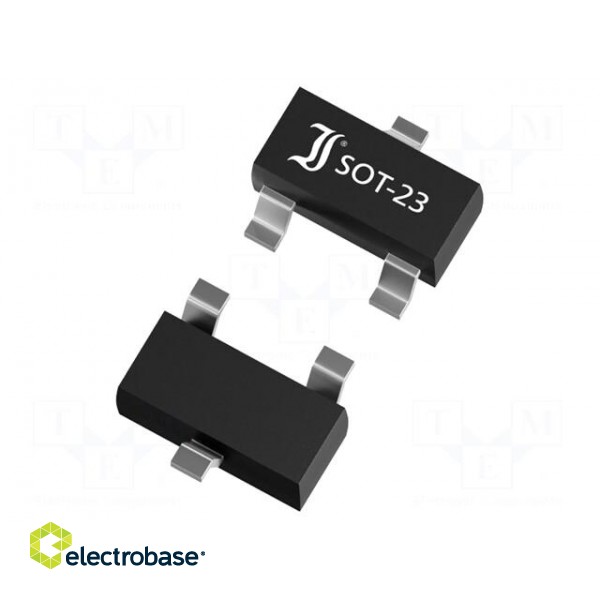 Transistor: NPN | bipolar | 45V | 0.1A | 250mW | SOT23