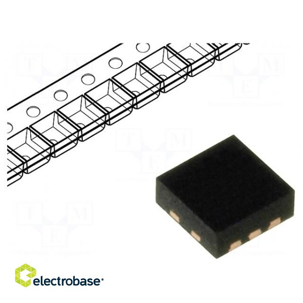 IC: voltage regulator | LDO,linear,adjustable | 0.8÷7V | 0.5A | DFN6