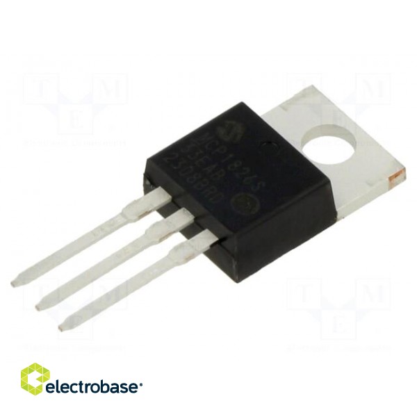 IC: voltage regulator | LDO,linear,fixed | 3.3V | 1A | TO220-3 | THT