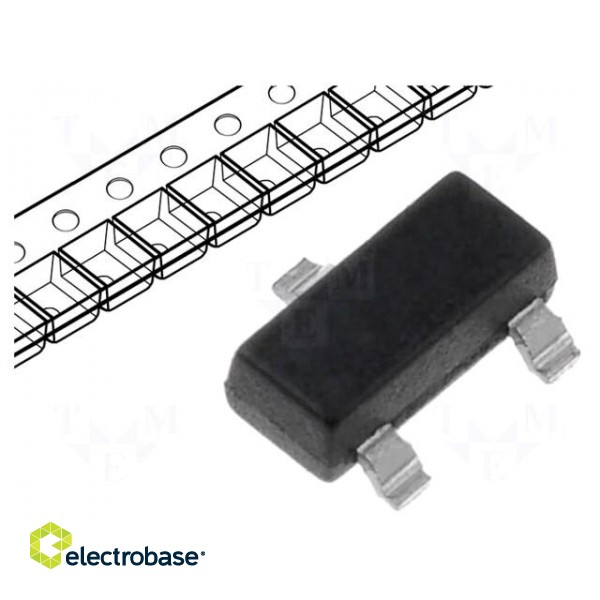 IC: voltage regulator | LDO,linear,fixed | 3V | 0.25A | SOT23A | SMD