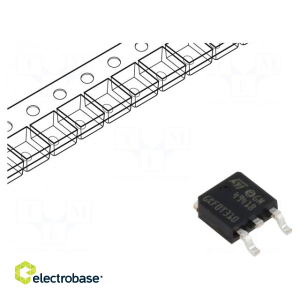 IC: voltage regulator | LDO,linear,fixed | 5V | 1A | DPAK | SMD | Ch: 1