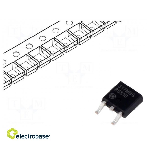 IC: voltage regulator | linear,adjustable | 1.2÷37V | 0.5A | DPAK | SMD