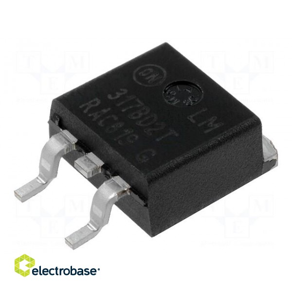 IC: voltage regulator | linear,adjustable | 1.2÷37V | 1.5A | D2PAK