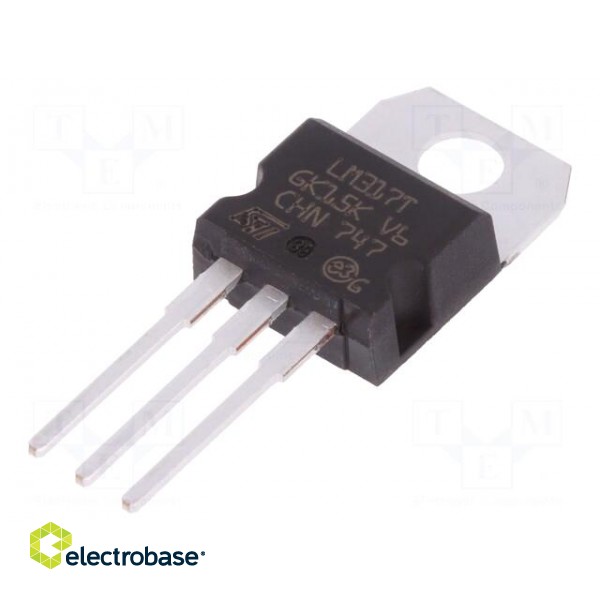 IC: voltage regulator | linear,adjustable | 1.2÷37V | 1.5A | TO220