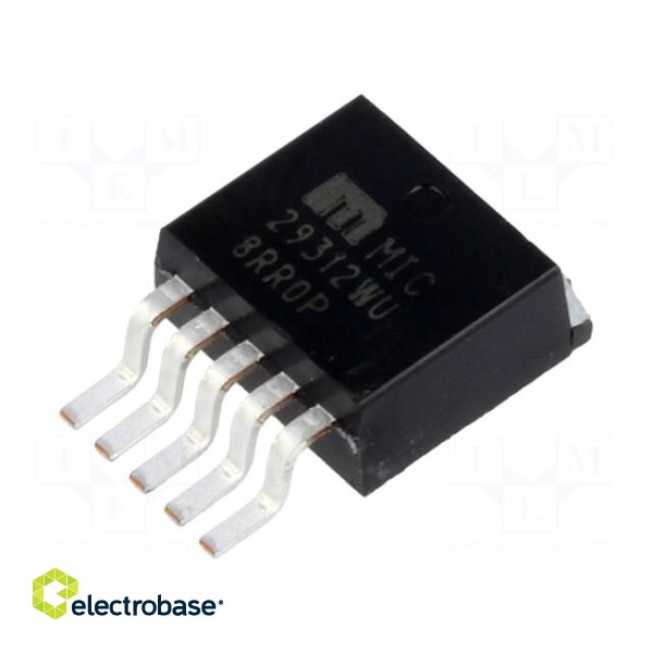 IC: voltage regulator | LDO,linear,adjustable | 1.24÷15V | 3A | TO263