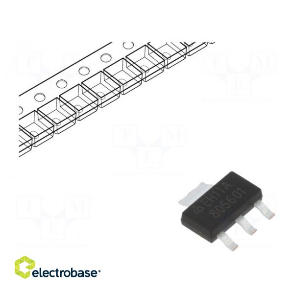 IC: voltage regulator | LDO,linear,adjustable | 1.25÷15V | 1A | SMD