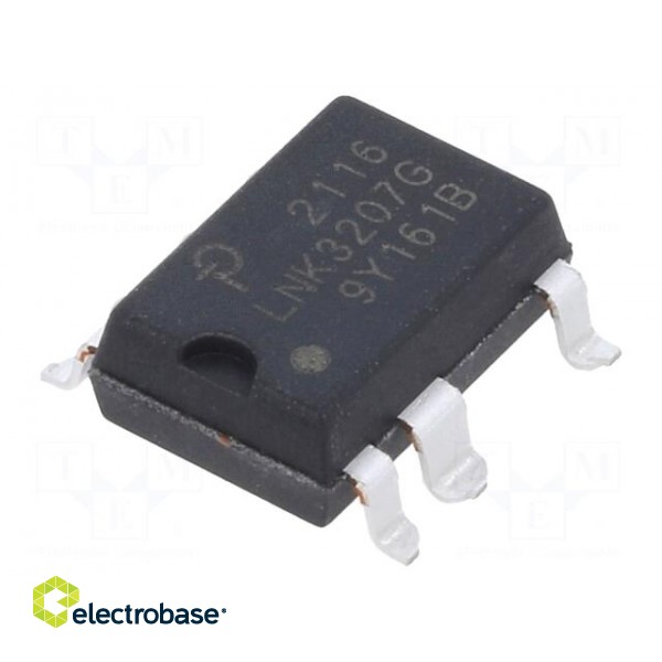 IC: PMIC | AC/DC switcher,SMPS controller | Uin: 85÷265V | SMD-8C image 1