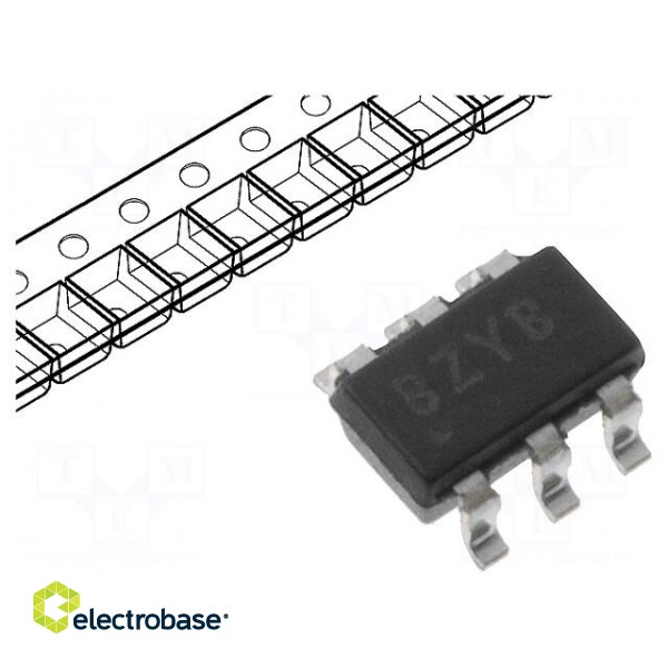 IC: PMIC | DC/DC converter | Uin: 0.65÷5.5VDC | Uout: 2÷5.5VDC | 1A